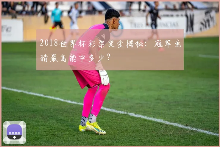 2018世界杯彩票奖金揭秘：冠军竞猜最高能中多少？